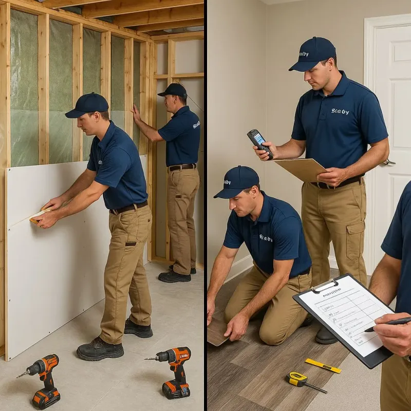 Repairs and Reconstruction process in Baldwin, WI